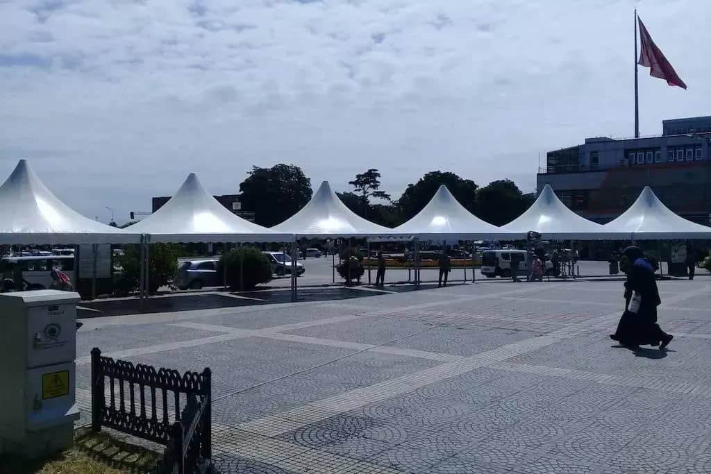 Samsun Deaflympics Olimpiyat Oyunları Çadır Kurulumu, saha görseli 3