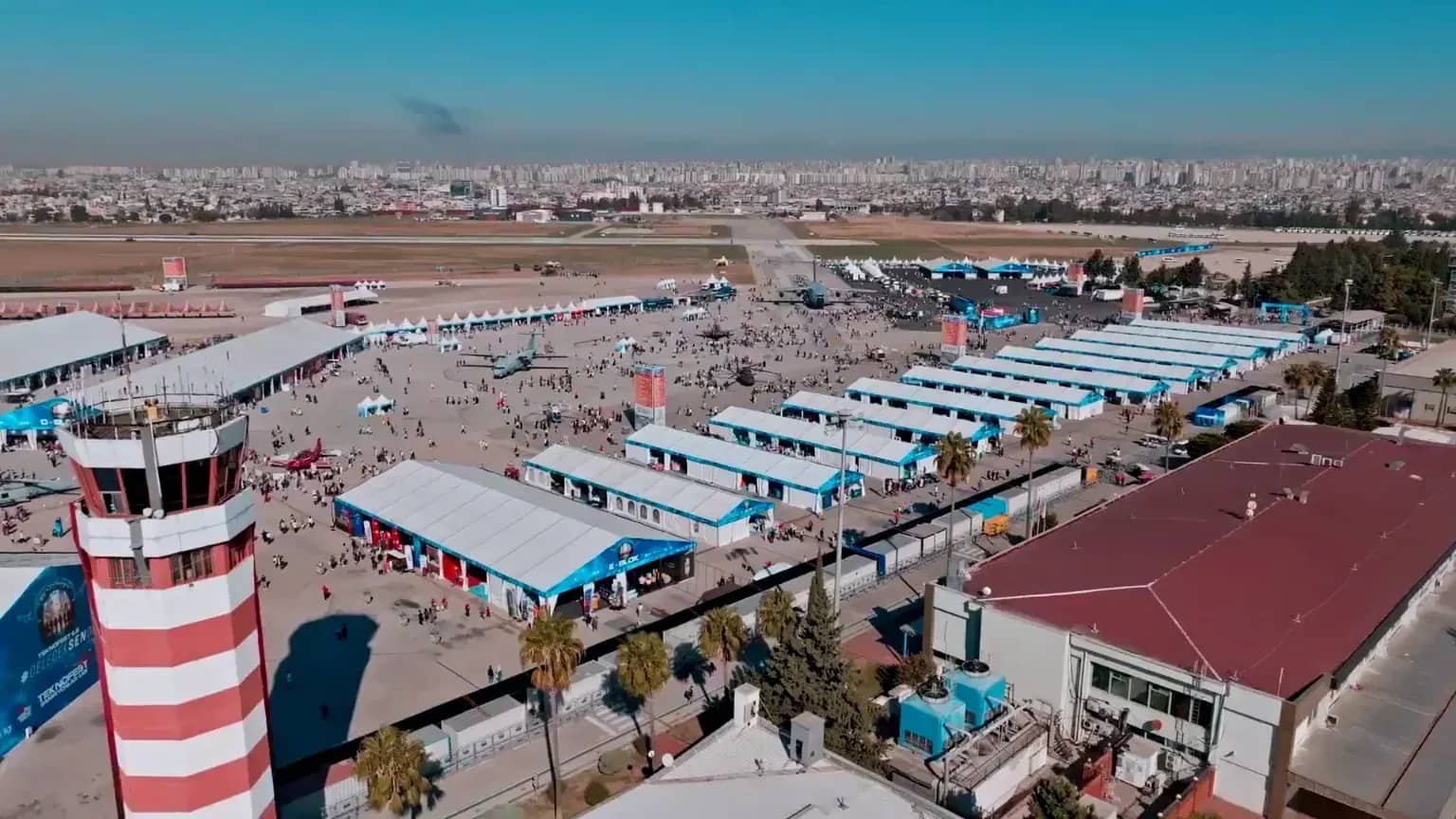Teknofest Çadır Kurulumu, saha görseli 2
