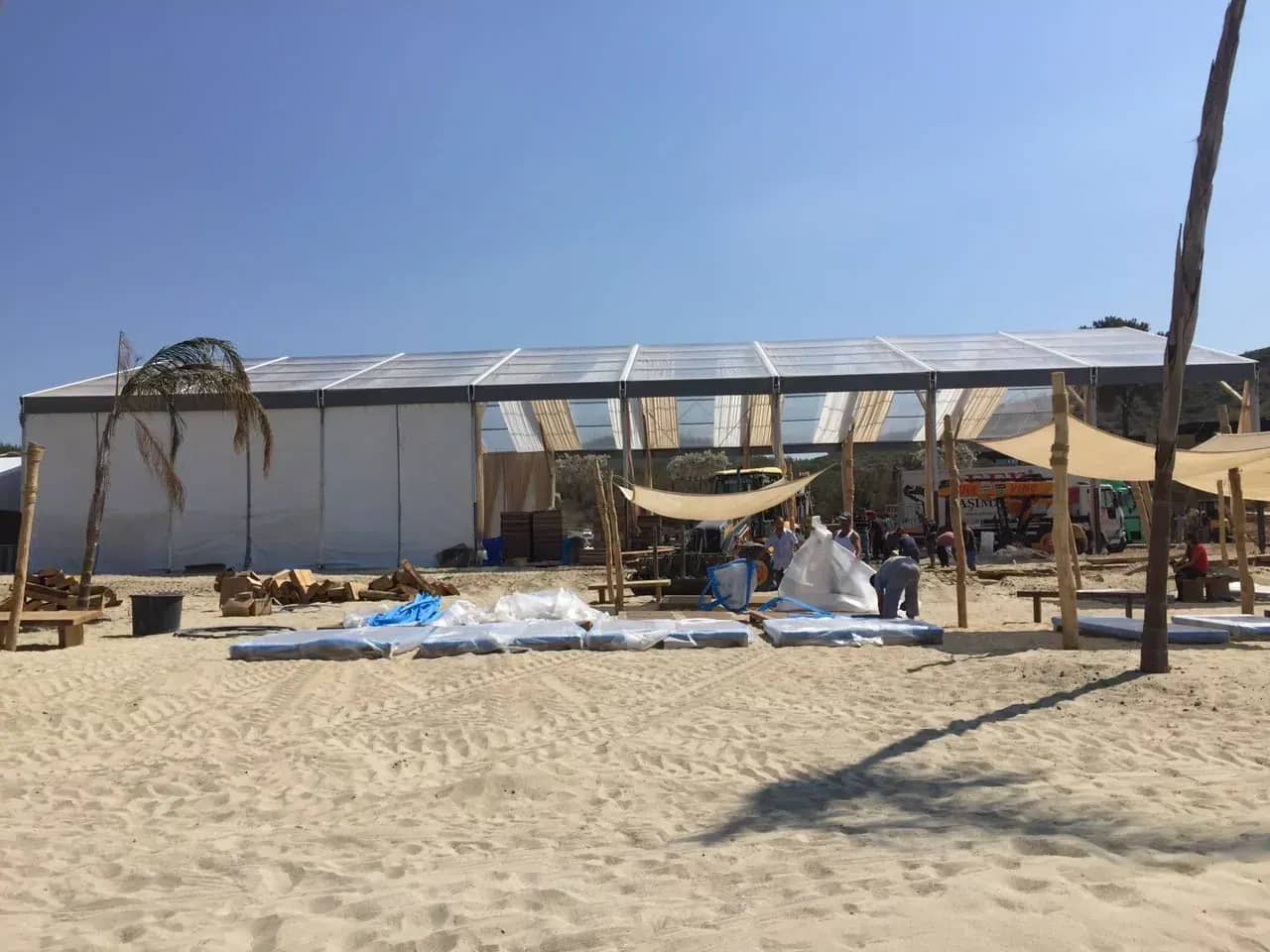 Akbük Beach Party Etkinlik Çadırı Kiralama Projesi, saha görseli 4