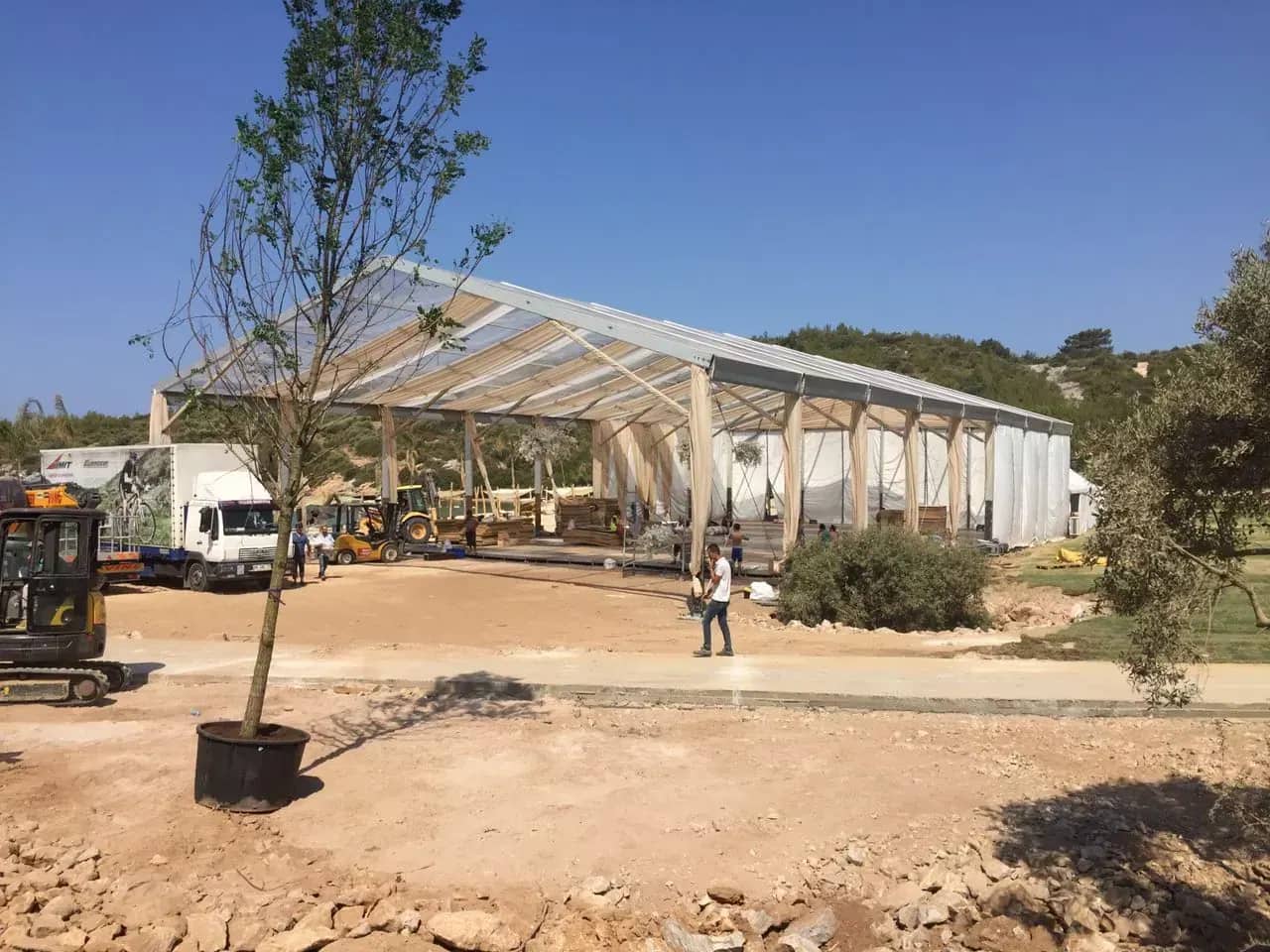 Akbük TSM Konseri Konser Çadırı Kiralama Projesi, saha görseli 2