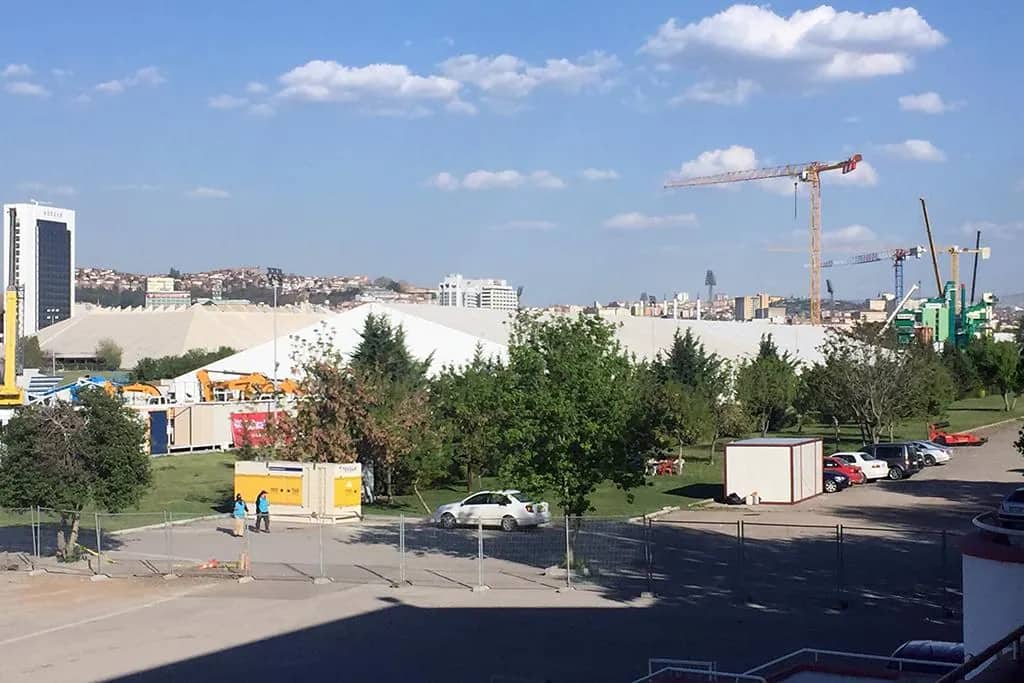KOMATEK Ankara Çadır Kurulumu, saha görseli 4