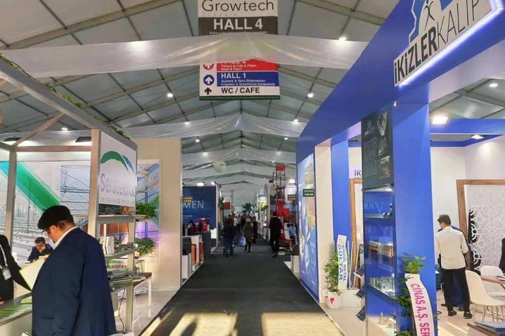 Growtech 2019 Antalya Çadır Kurulumu, saha görseli 2