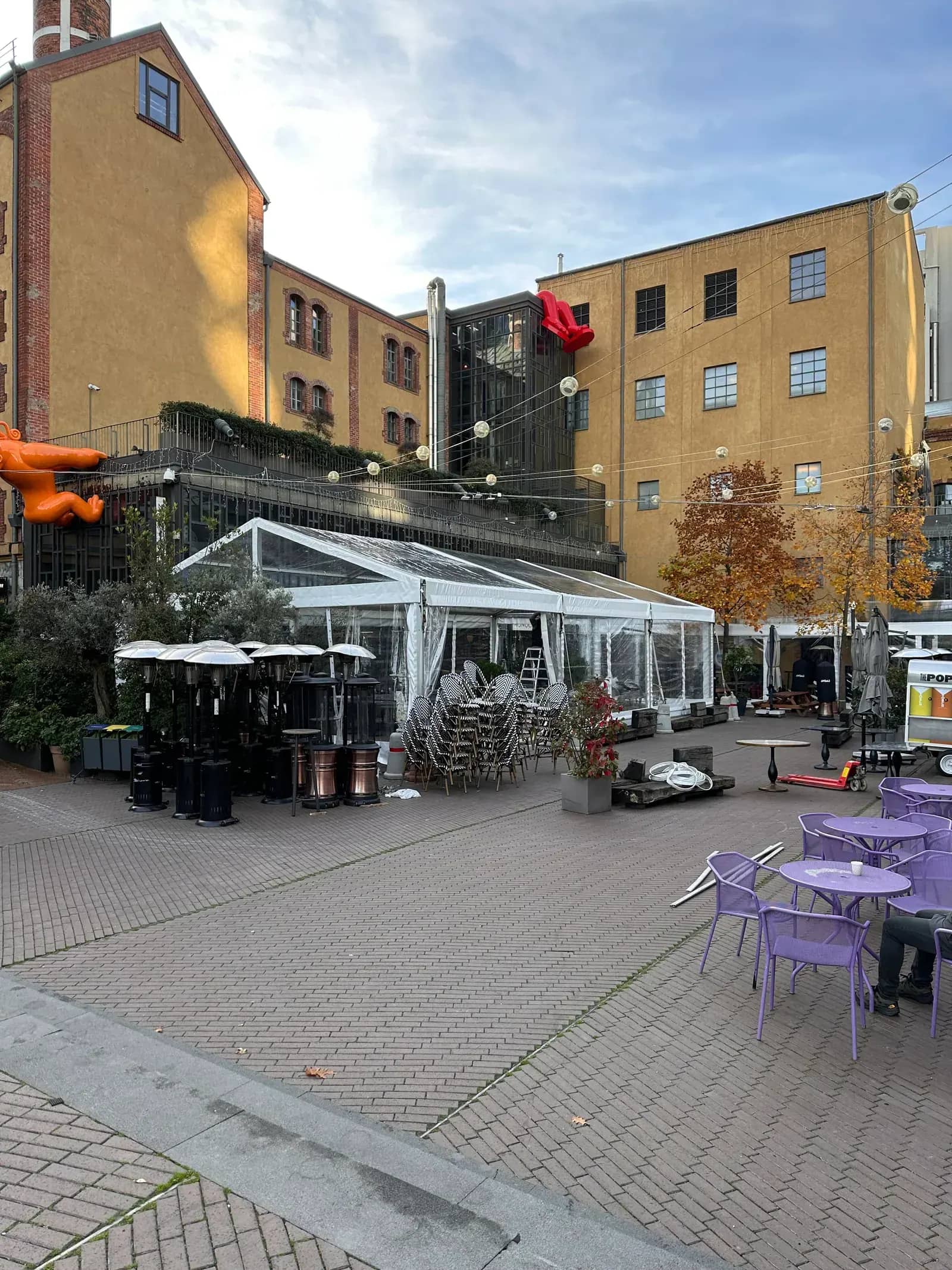 Bomonti Ada Restaurant Etkinlik Çadırı Kiralama Projesi, saha görseli 2