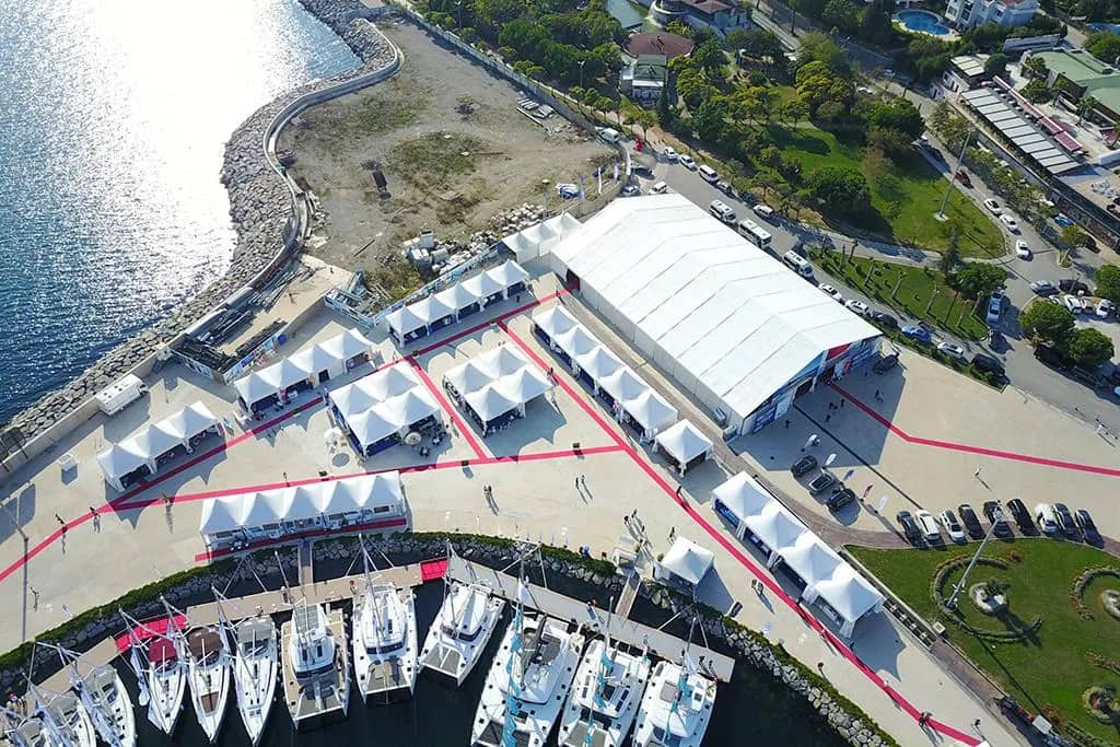 Tuzla Yacht Show Çadır Kurulumu, saha görseli 2