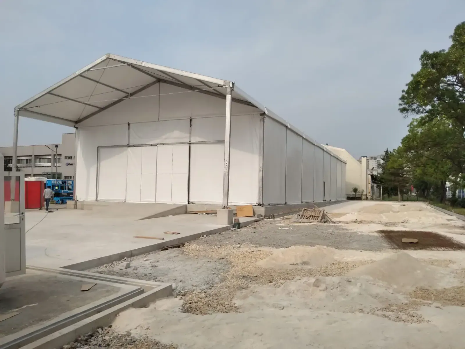 Coats Endüstriyel Depo Çadırı Kiralama Projesi, saha görseli 2