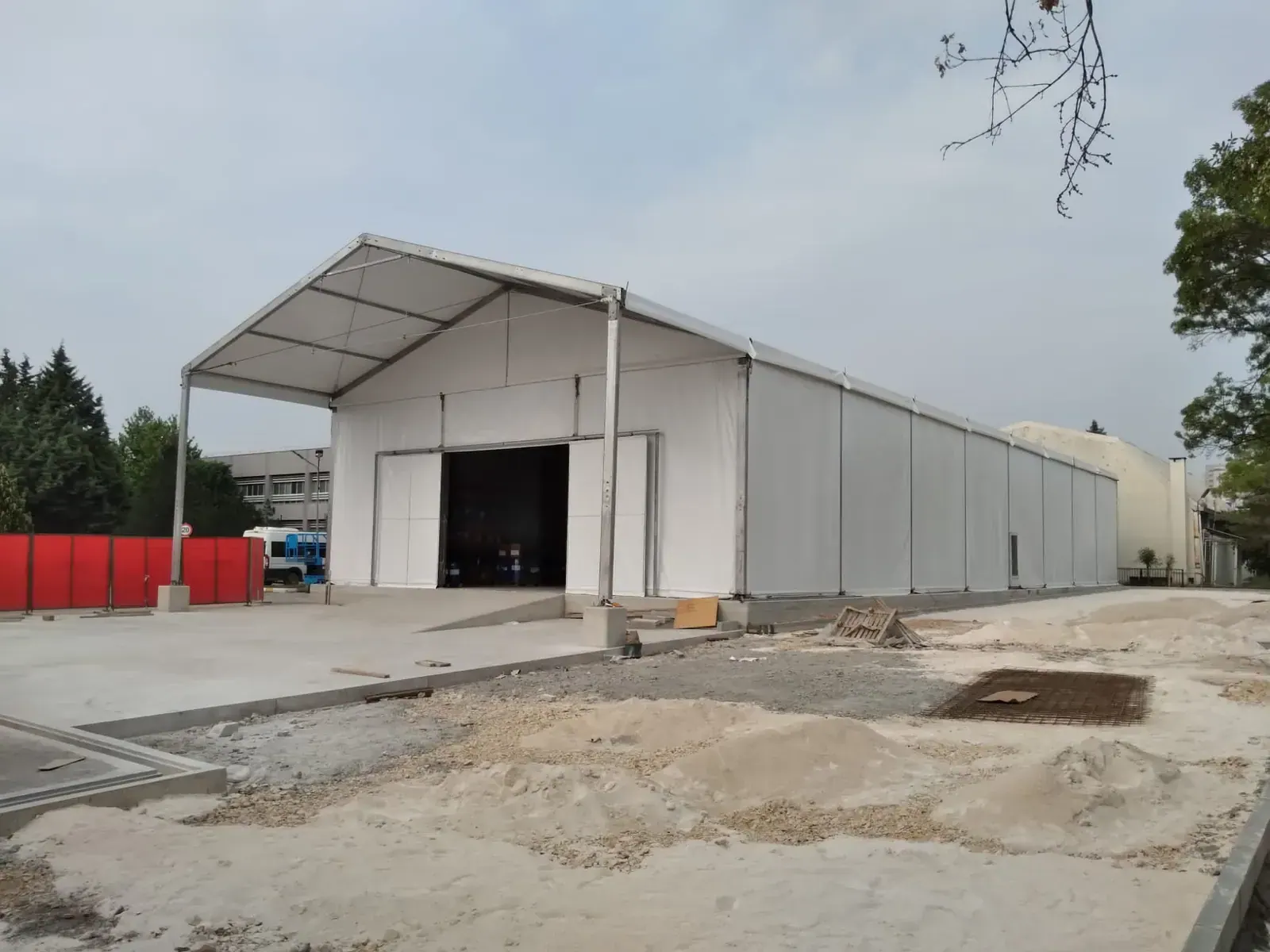 Coats Endüstriyel Depo Çadırı Kiralama Projesi, saha görseli 4