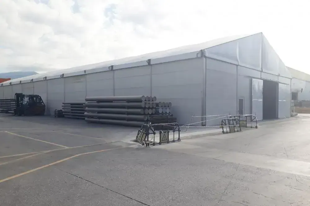 ASAŞ Thermo Roof Çatılı Depo Çadırı, saha görseli 4