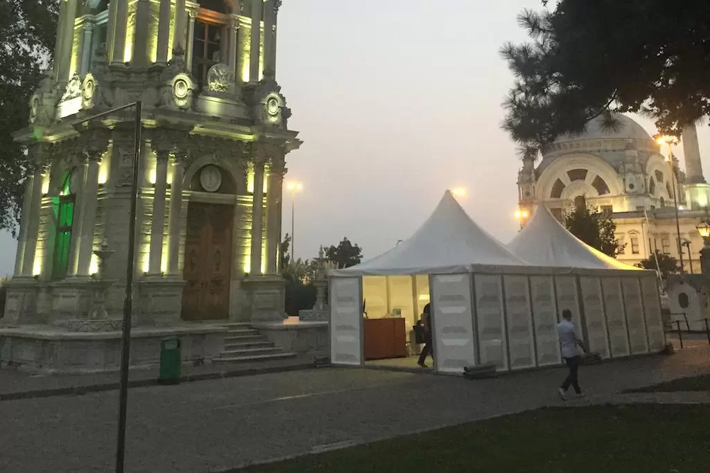 Dolmabahçe Sarayı Güvenlik Çadırı, saha görseli 3