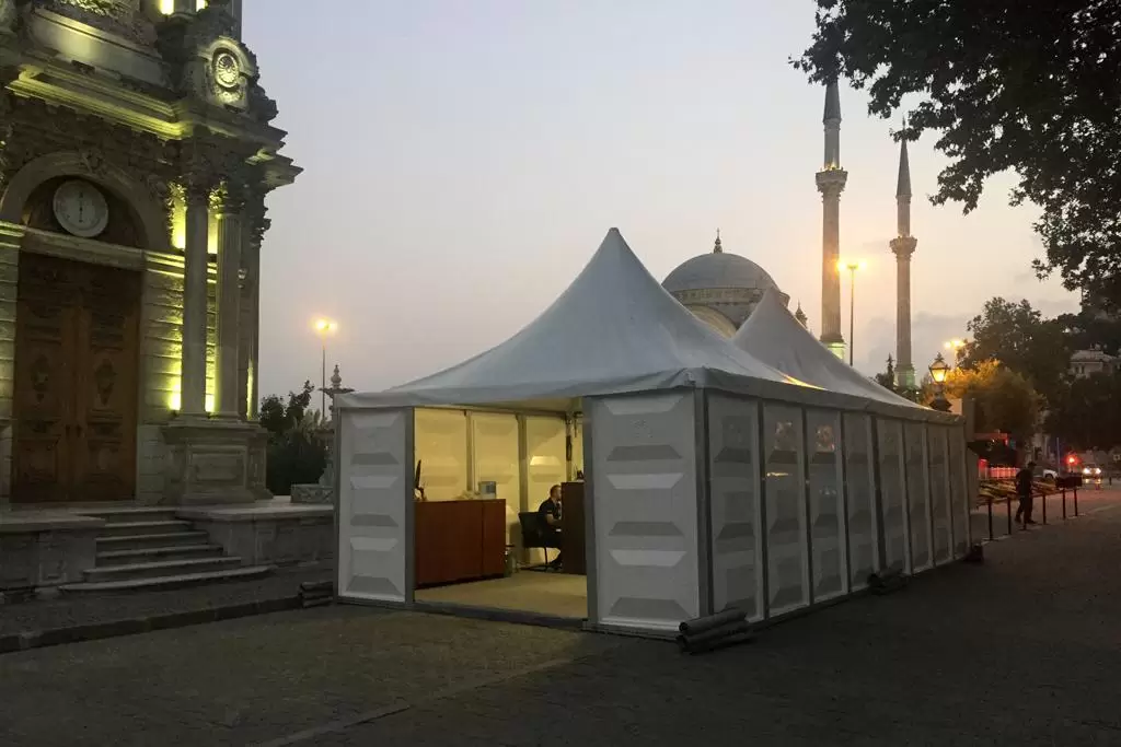 Dolmabahçe Sarayı Güvenlik Çadırı, saha görseli 4
