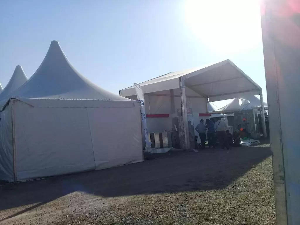 Eskişehir GAM Fuarı Çadır Kurulumu, saha görseli 2