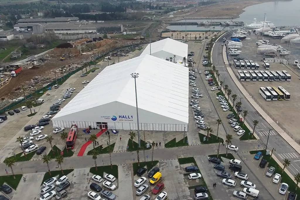 Euro Port Denizcilik Fuarı Kiralık Fuar Çadırı Projesi (2016–2017), saha görseli 3