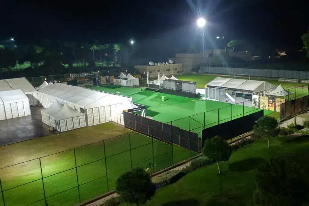 Turkish Open Golf Turnuvası Antalya 2016 Çadır Kurulumu, saha görseli 3