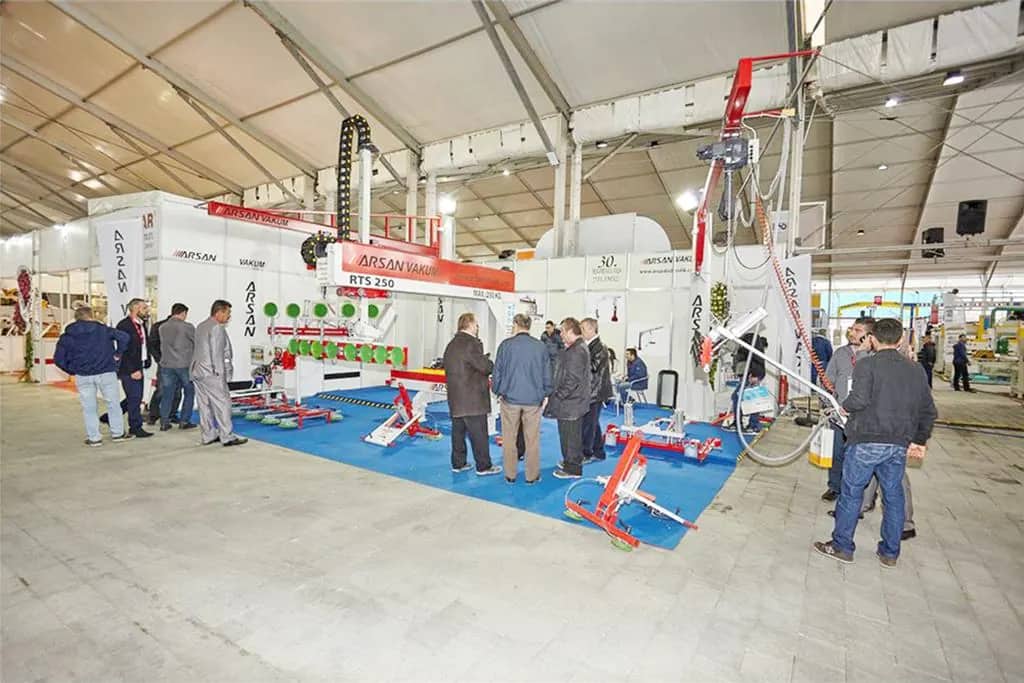 17. İZFAŞ Mermer Fuarı İzmir Fuar Çadırı Kiralama Projesi (2016), saha görseli 3