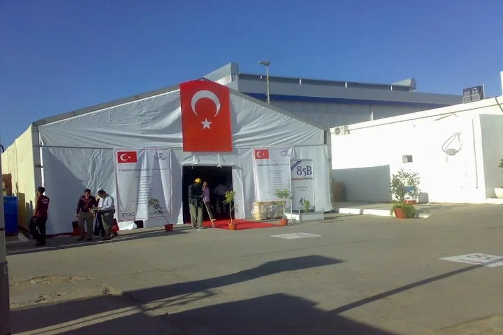 Libya Fuarı Çadır Kurulumu, saha görseli 3