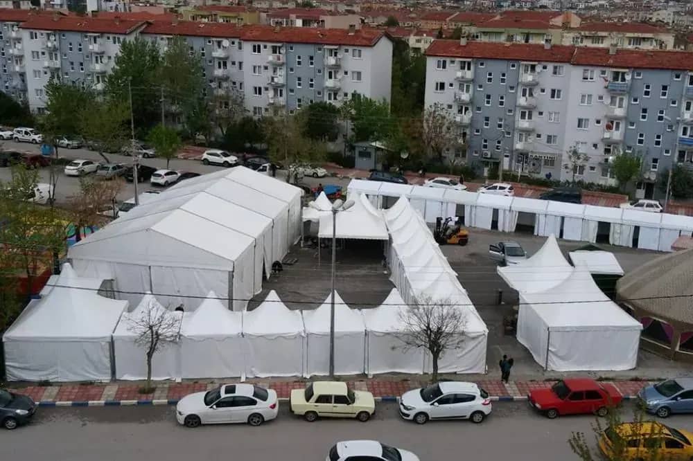 Manisa EgeKaf Fuarı Kiralık Çadır, saha görseli 2