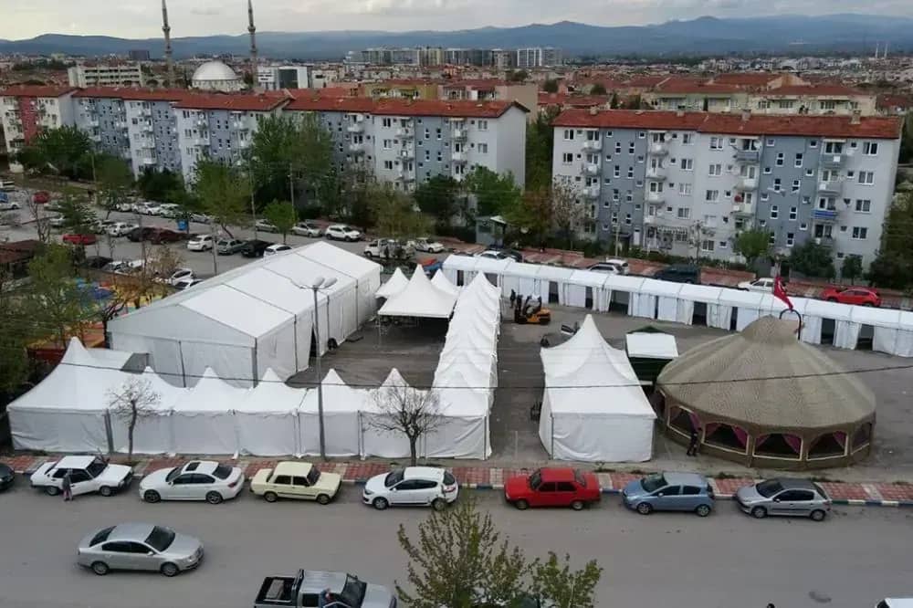 Manisa EgeKaf Fuarı Kiralık Çadır, saha görseli 4
