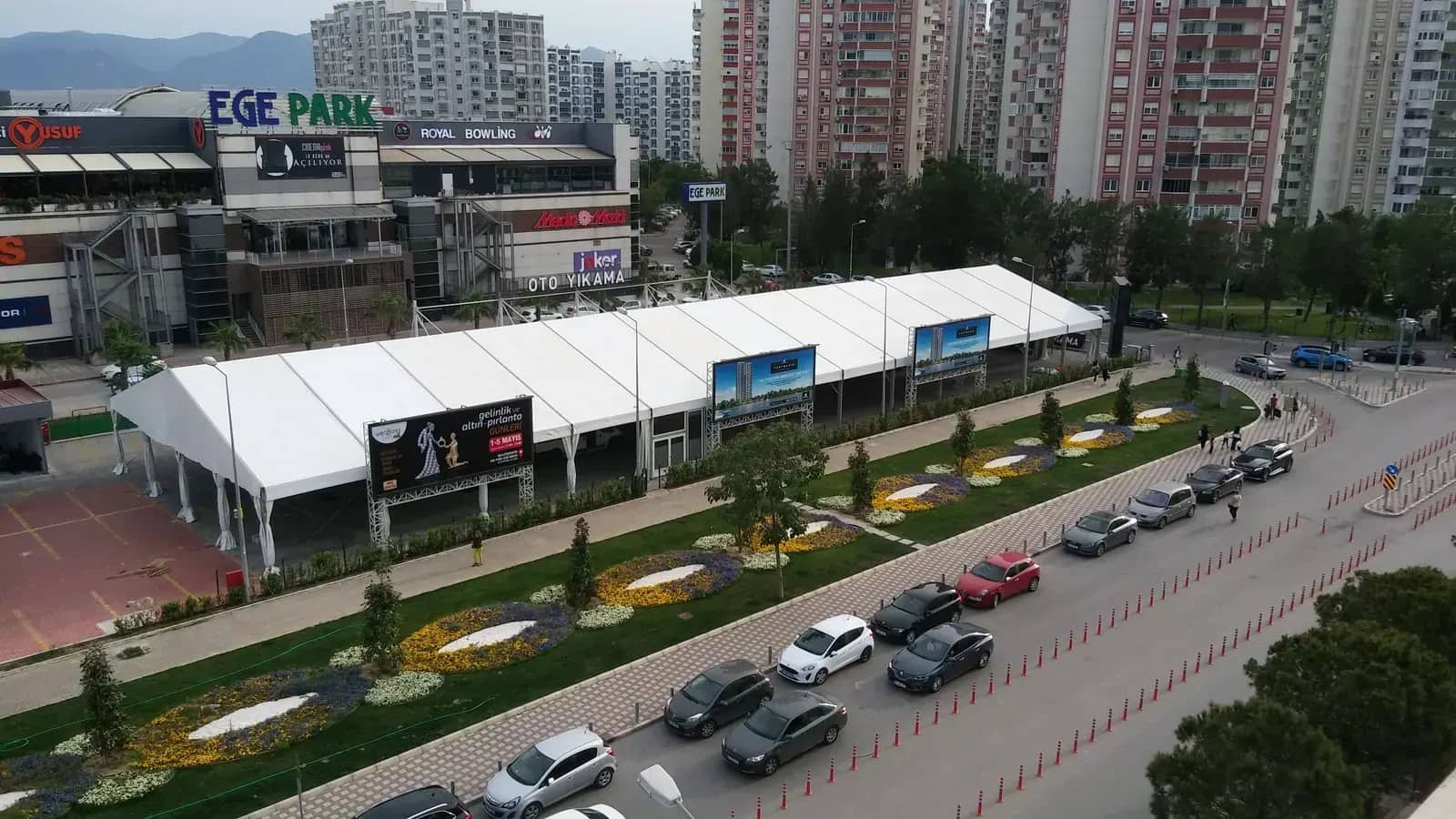 Mavi Şehir Etkinliği Marka Etkinlik Çadırı Kiralama Projesi, saha görseli 2