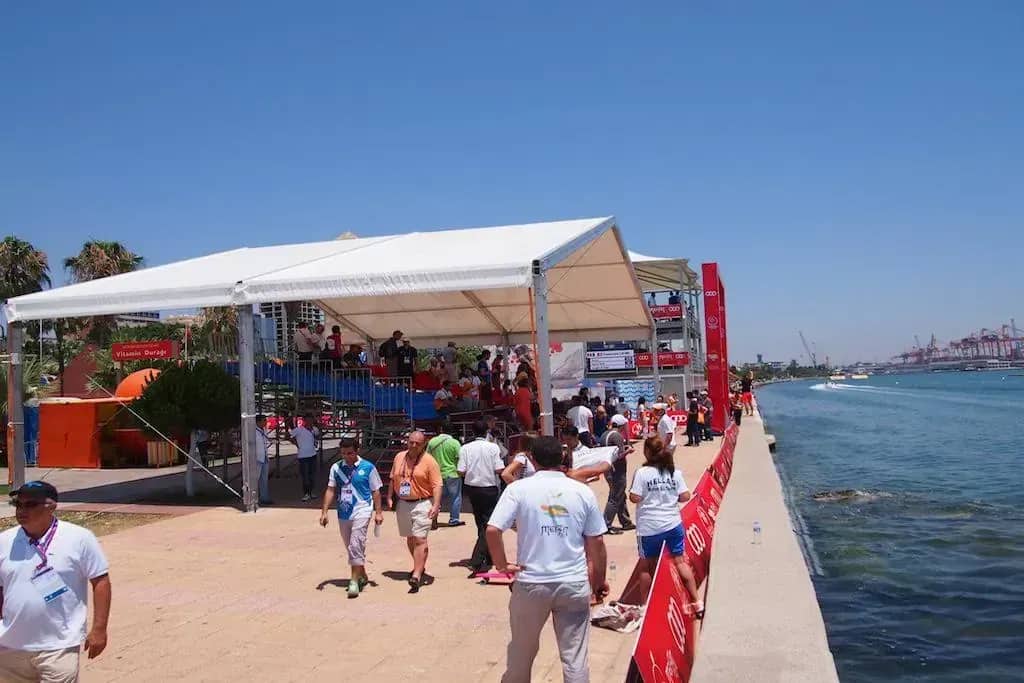 XVII. Akdeniz Oyunları Mersin Çadır Kurulumu, saha görseli 3