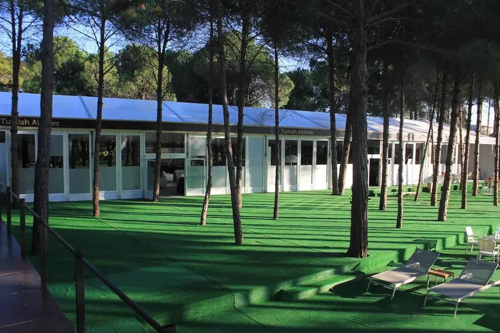 Turkish Open Golf Turnuvası Antalya 2019 Çadır Kurulumu, saha görseli 2