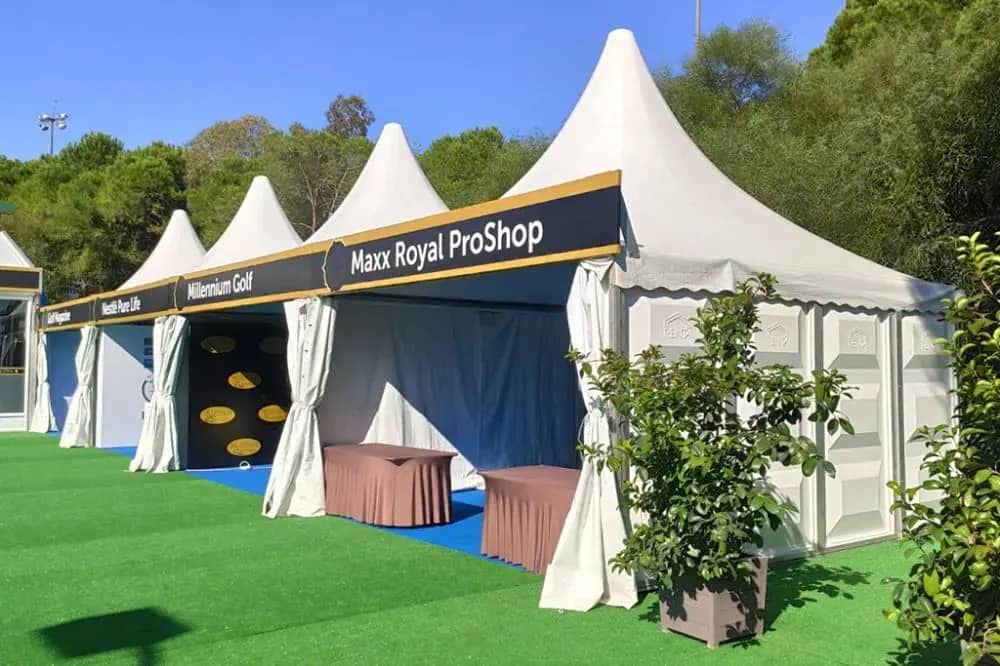 Turkish Open Golf Turnuvası Antalya Çadır Kurulumu, saha görseli 2