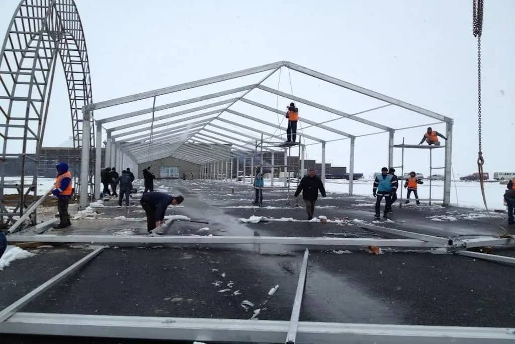 Türkmenistan Nevruz Etkinlikleri Çadır Kurulumu, saha görseli 4