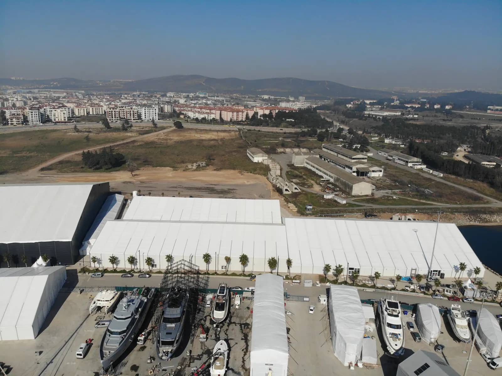 VIA Boat Show 2019 Çadır Kurulumu, saha görseli 2