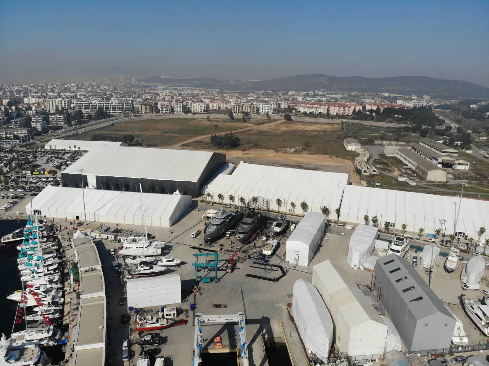 VIA Boat Show 2019 Çadır Kurulumu, saha görseli 3
