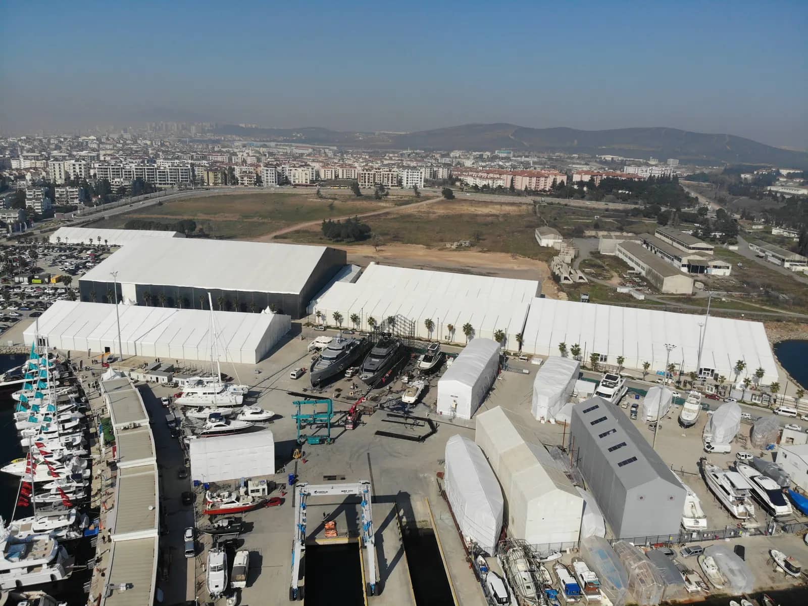 VIA Boat Show 2019 Çadır Kurulumu, saha görseli 4
