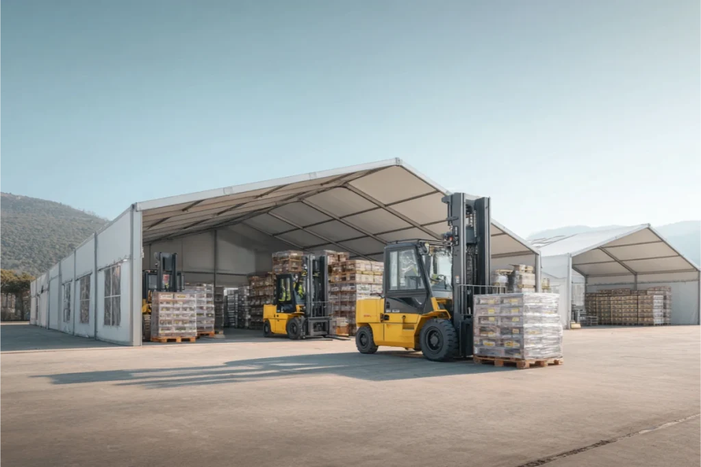 Endüstriyel Depo Çadırı Bodrum