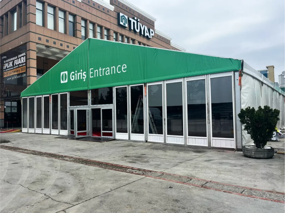 Fuar Çadırı Cam Cephe - Ulusal İplik Fuarı