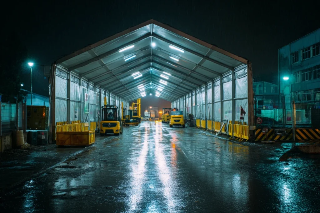 Trabzon Depo Çadırı - Endüstriyel Depolama